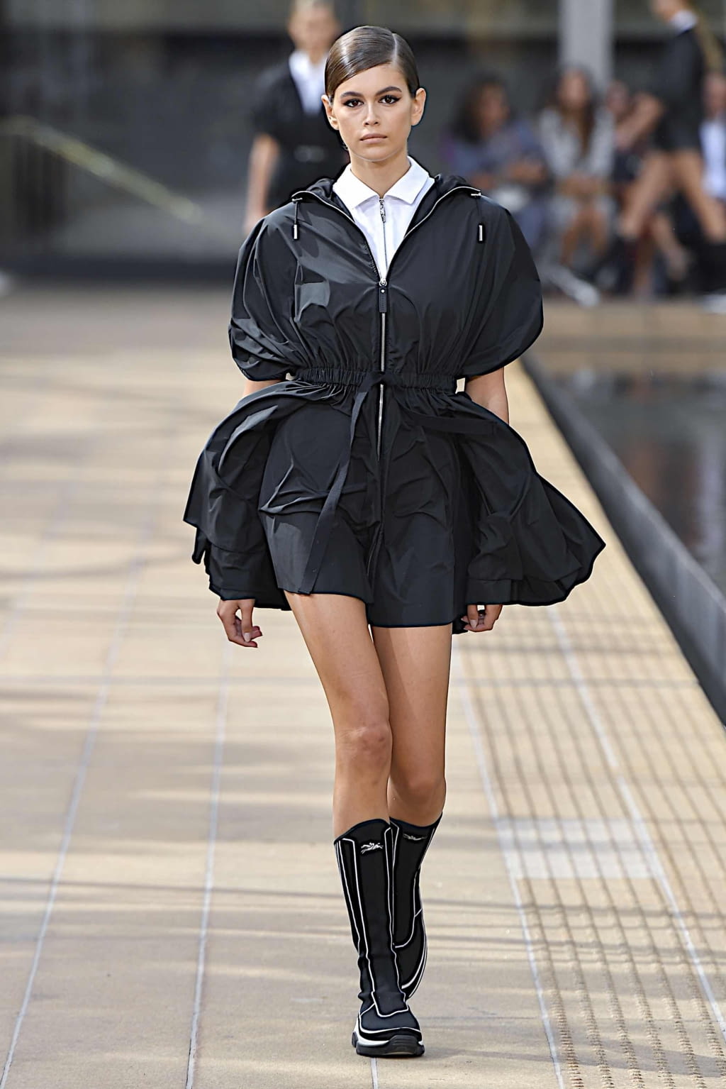 Fashion Week New York Spring/Summer 2020 look 1 from the Longchamp collection womenswear