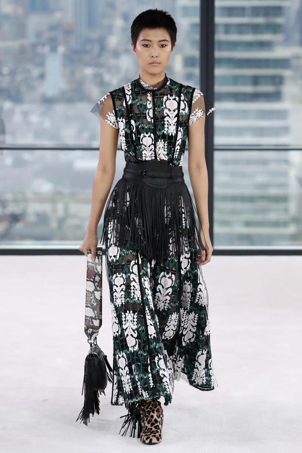 Fashion Week New York Spring/Summer 2019 look 6 de la collection Longchamp womenswear