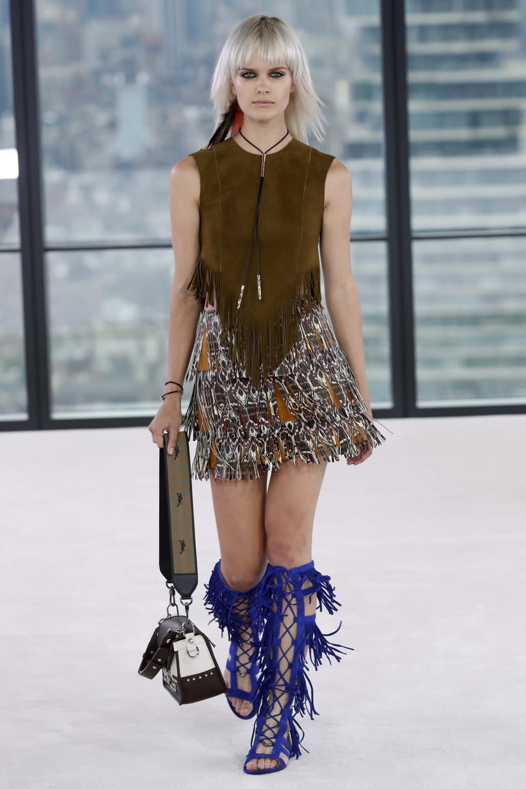 Fashion Week New York Spring/Summer 2019 look 8 from the Longchamp collection 女装
