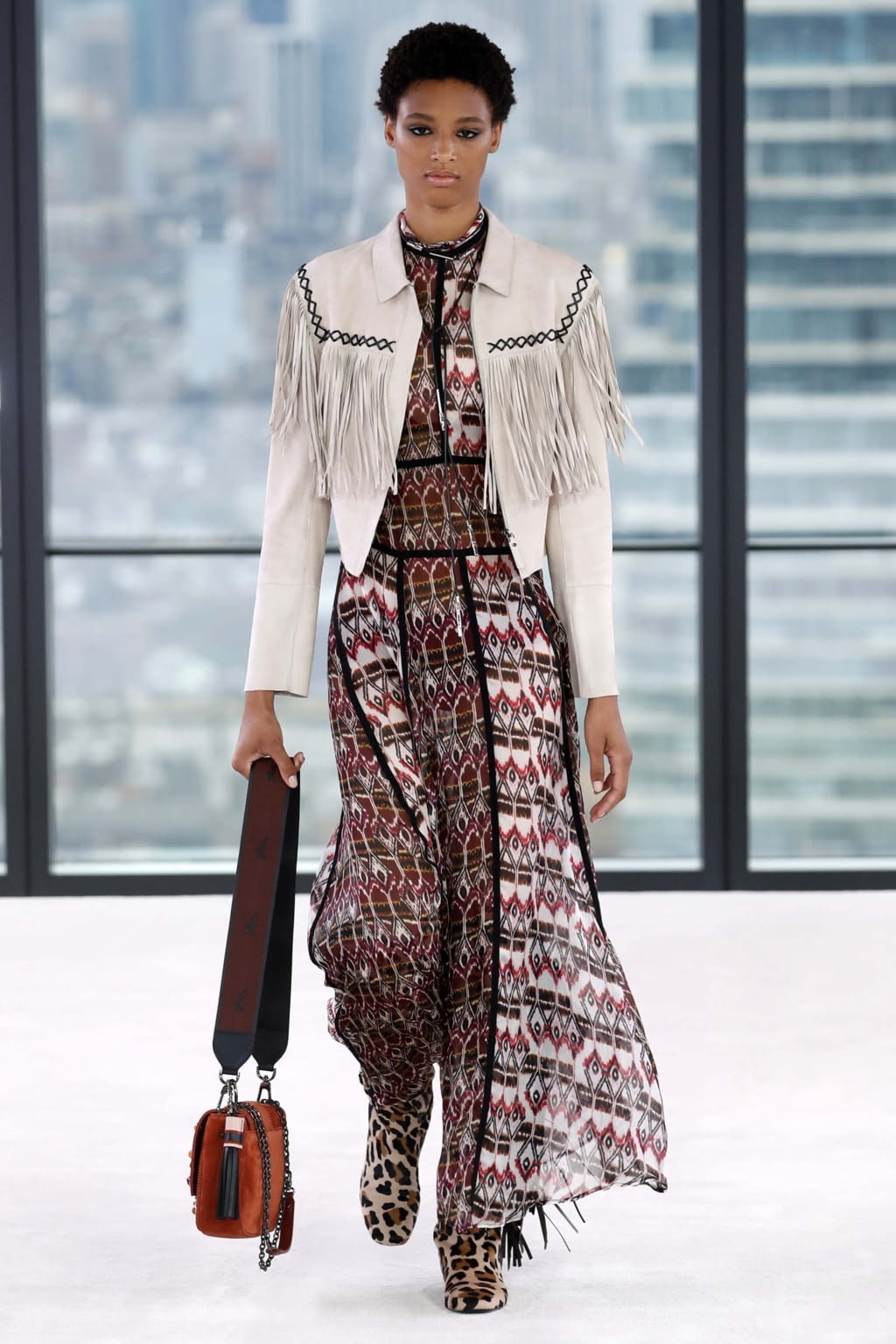 Fashion Week New York Spring/Summer 2019 look 20 from the Longchamp collection womenswear