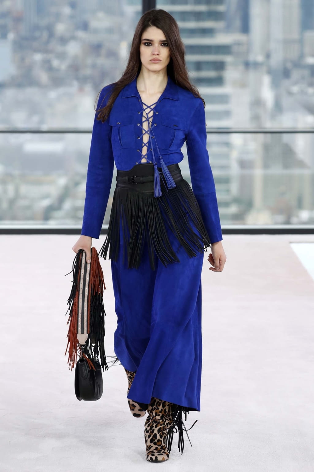 Fashion Week New York Spring/Summer 2019 look 28 from the Longchamp collection womenswear