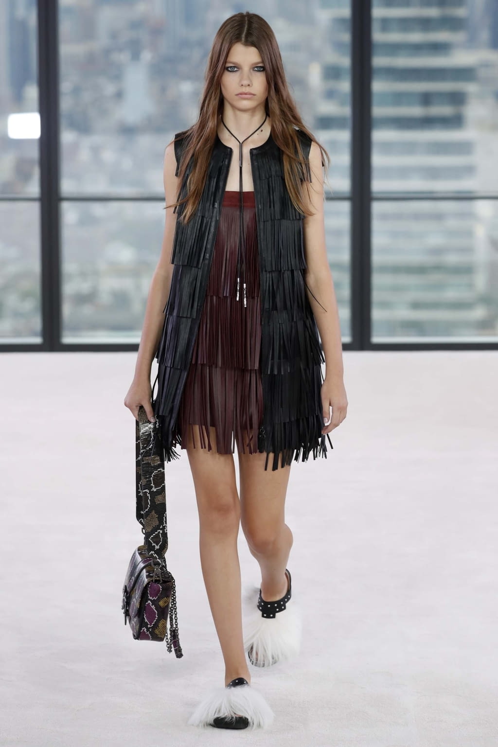 Fashion Week New York Spring/Summer 2019 look 33 from the Longchamp collection womenswear