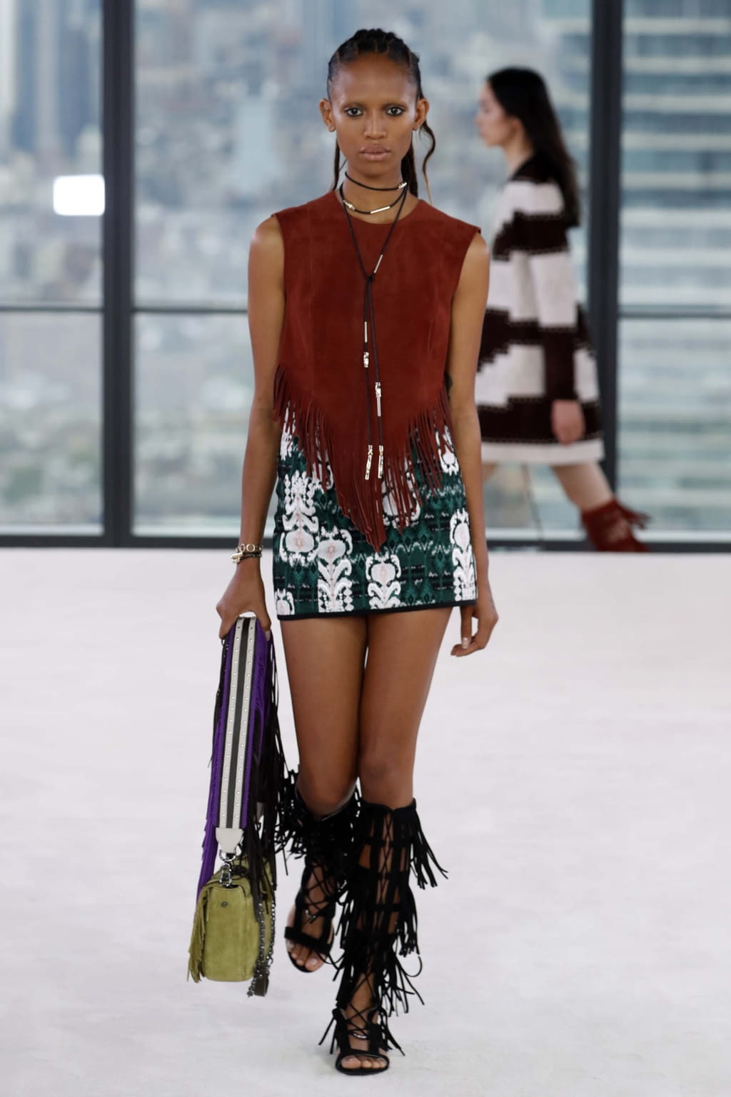 Fashion Week New York Spring/Summer 2019 look 34 from the Longchamp collection womenswear