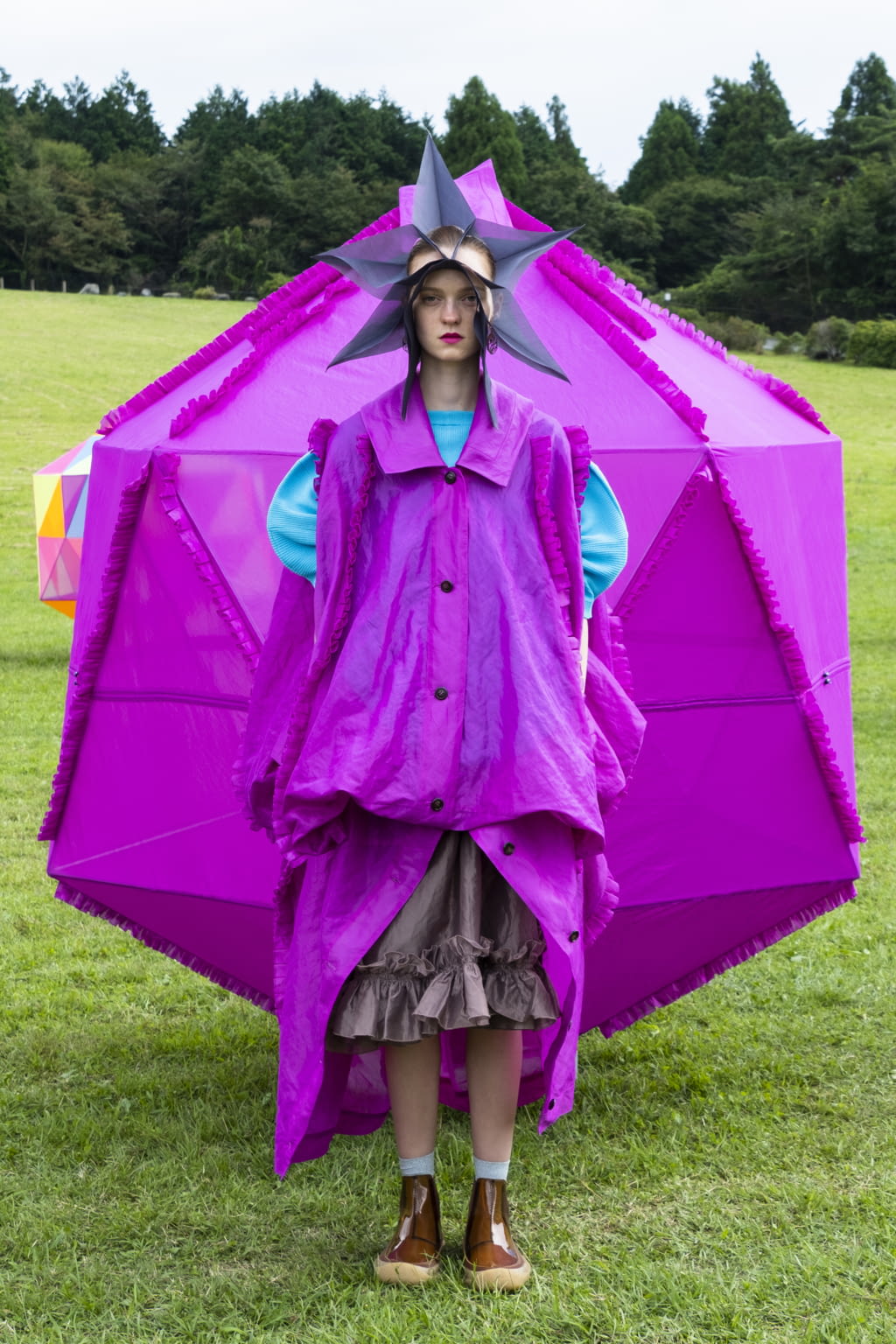 Fashion Week Paris Spring/Summer 2021 look 6 from the Anrealage collection womenswear