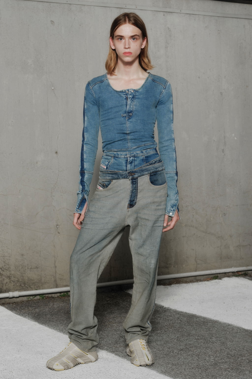 Fashion Week Milan Spring/Summer 2022 look 22 from the DIESEL collection 男装