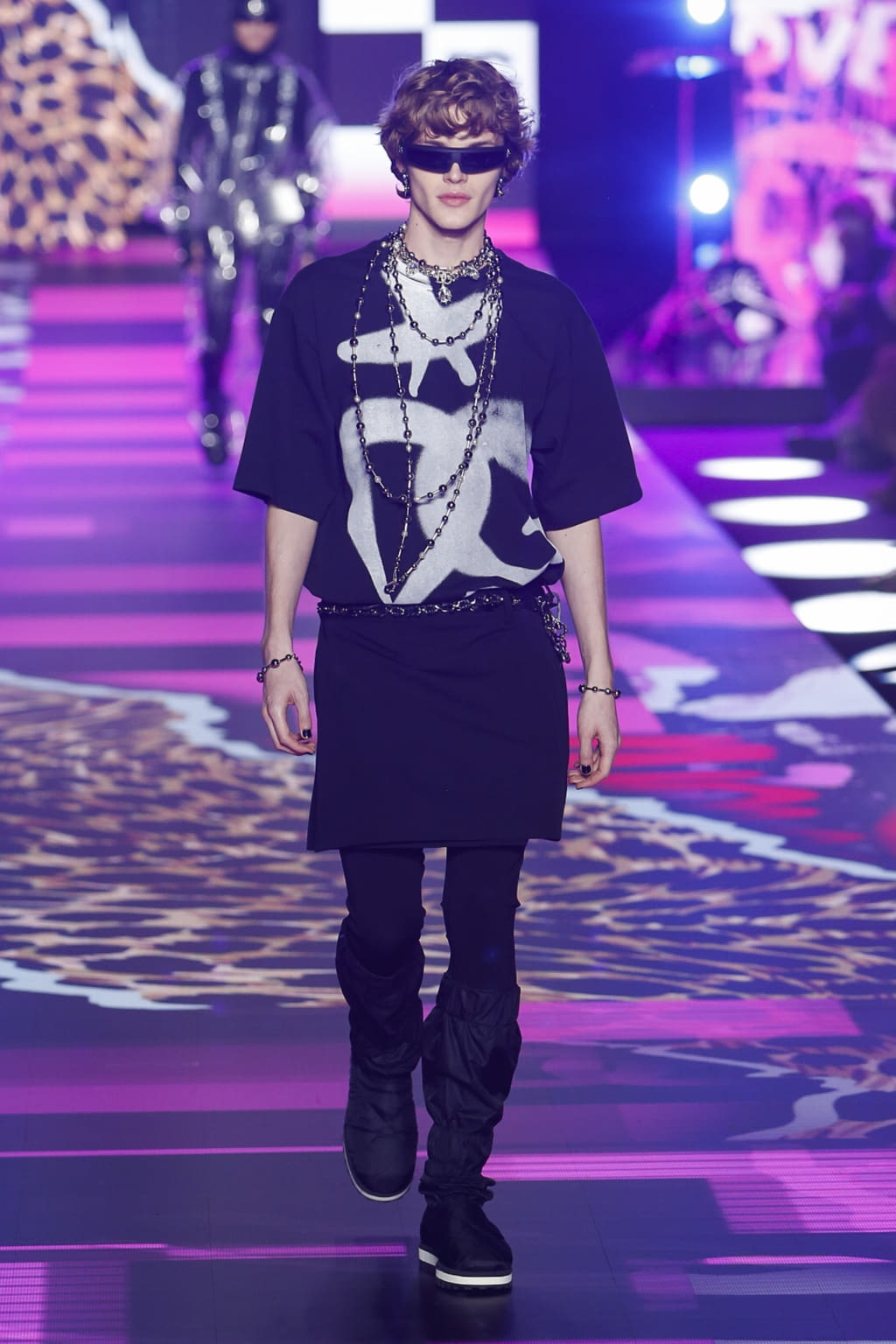 Fashion Week Milan Fall/Winter 2022 look 48 from the Dolce & Gabbana collection 男装