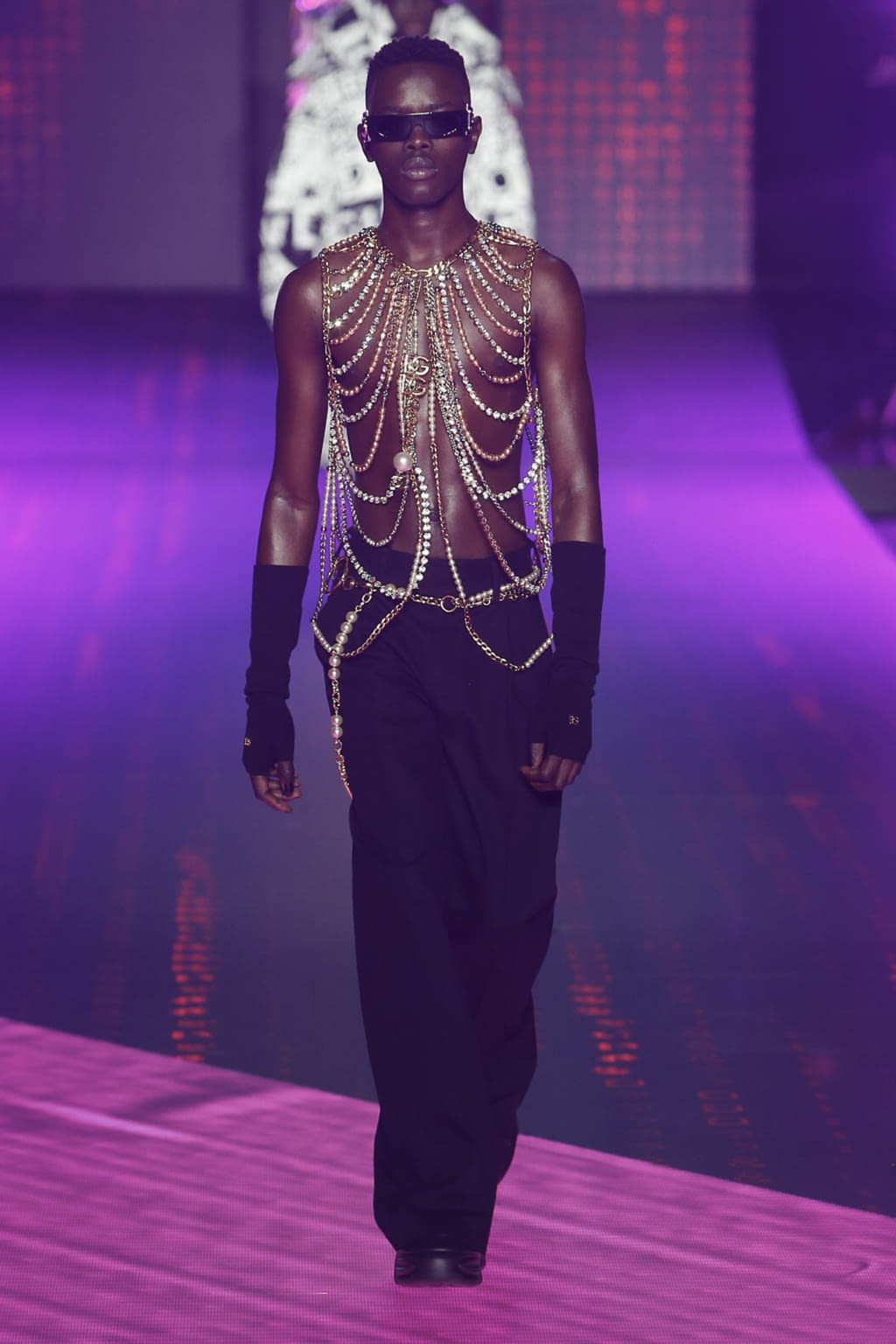 Fashion Week Milan Fall/Winter 2022 look 50 de la collection Dolce & Gabbana menswear