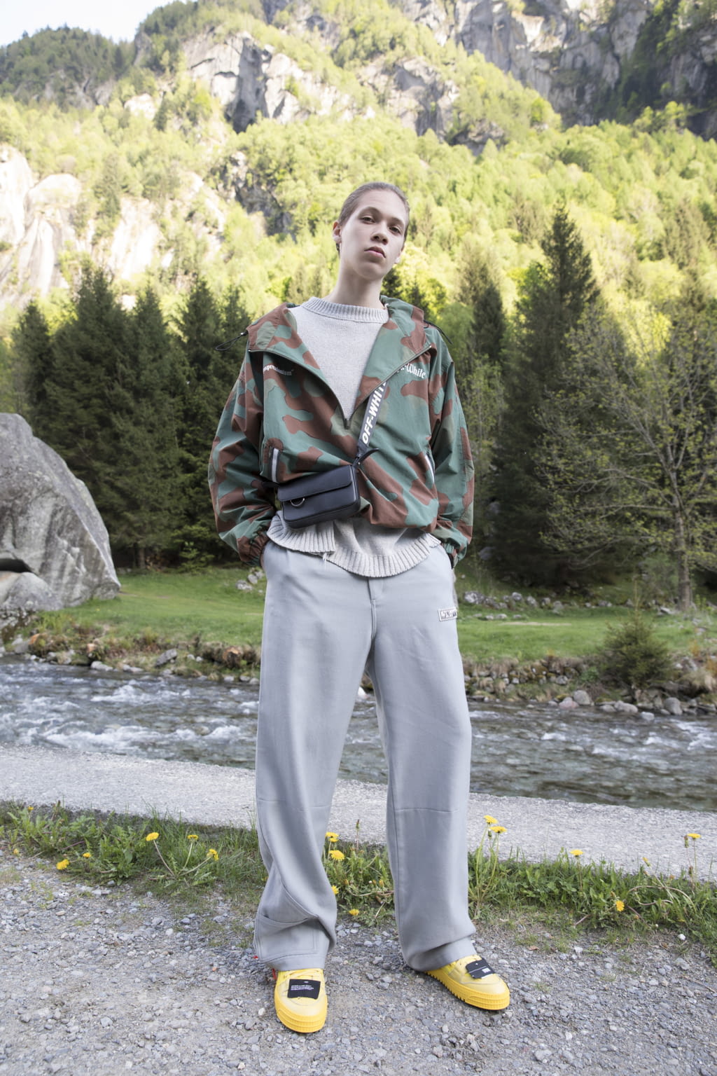 Fashion Week Paris Resort 2019 look 6 from the Off-White collection menswear
