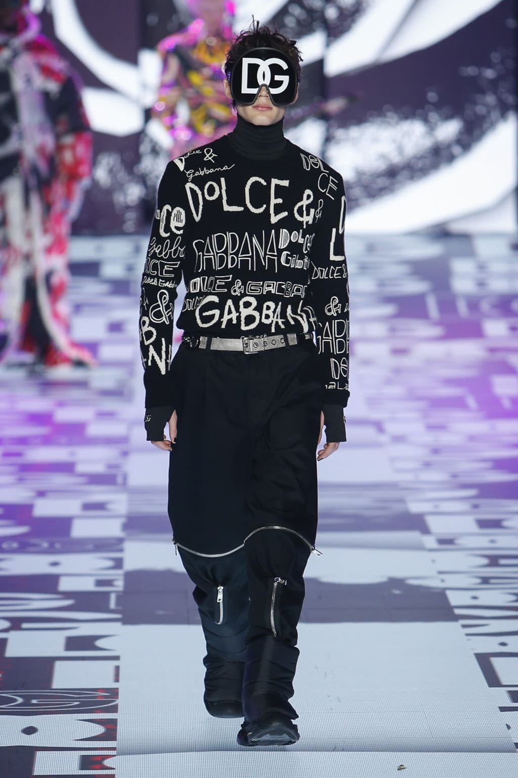 Fashion Week Milan Fall/Winter 2022 look 60 from the Dolce & Gabbana collection 男装