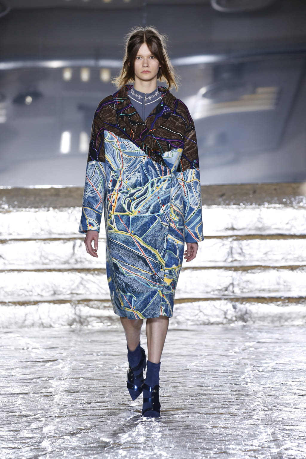 Fashion Week London Fall/Winter 2016 look 8 from the Peter Pilotto collection womenswear