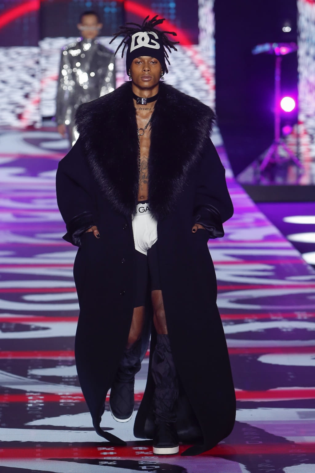Fashion Week Milan Fall/Winter 2022 look 8 de la collection Dolce & Gabbana menswear