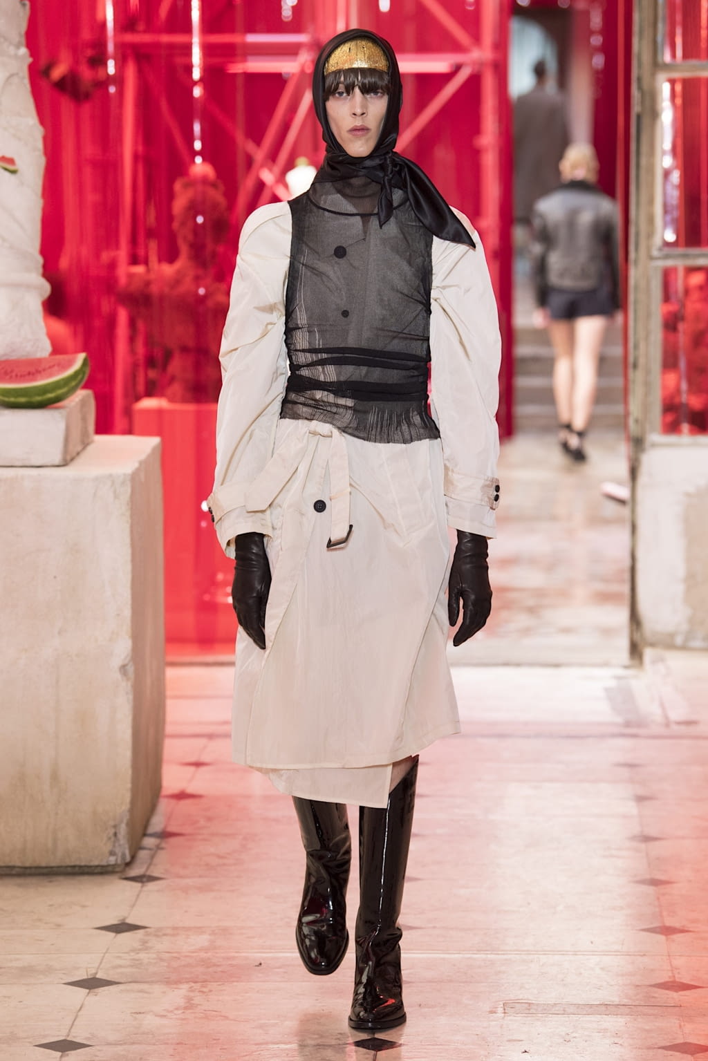 Fashion Week Paris Spring/Summer 2019 look 8 from the Maison Margiela collection 男装