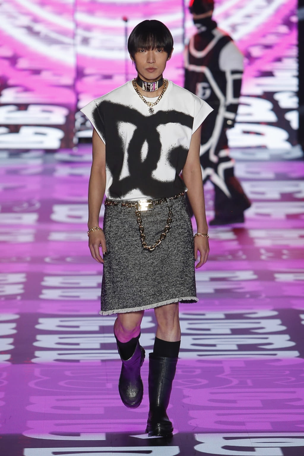 Fashion Week Milan Fall/Winter 2022 look 87 de la collection Dolce & Gabbana menswear