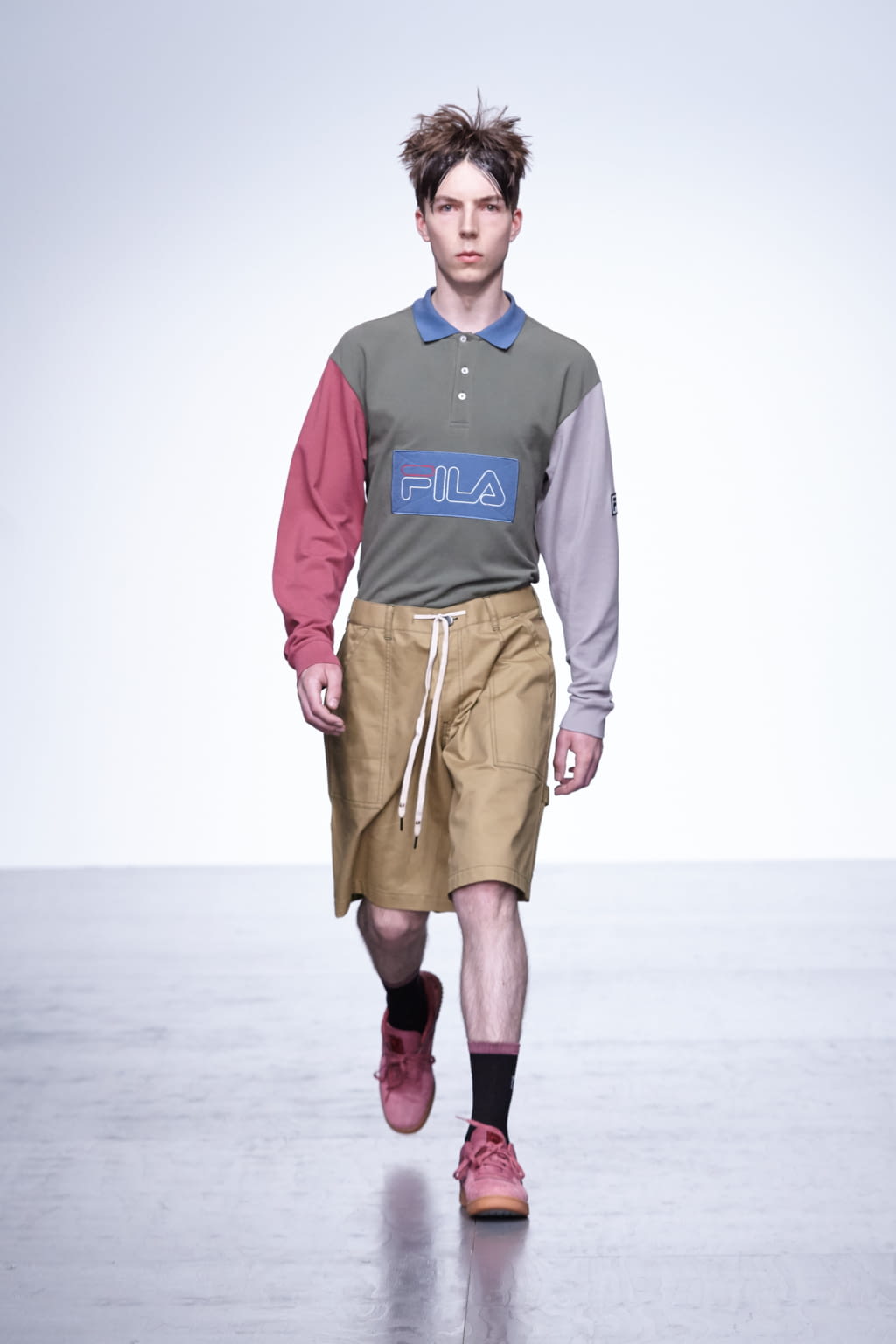 Fashion Week London Spring/Summer 2018 look 8 de la collection Liam Hodges menswear