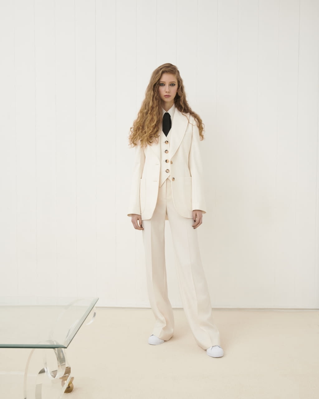 Fashion Week London Fall/Winter 2020 look 1 from the Bella Freud collection womenswear