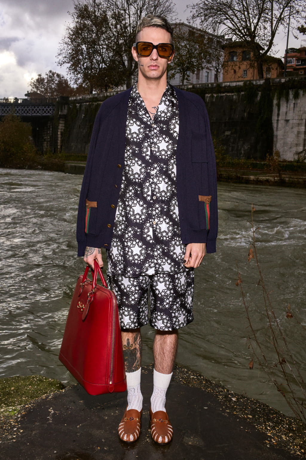 Fashion Week Milan Pre-Fall 2020 look 10 from the Gucci collection 男装