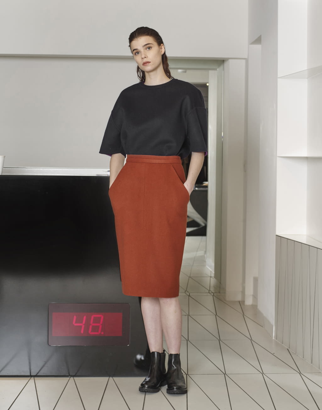 Fashion Week London Pre-Fall 2018 look 10 from the Chalayan collection womenswear