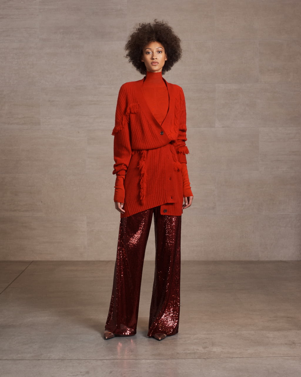 Fashion Week New York Pre-Fall 2018 look 10 from the Prabal Gurung collection 女装