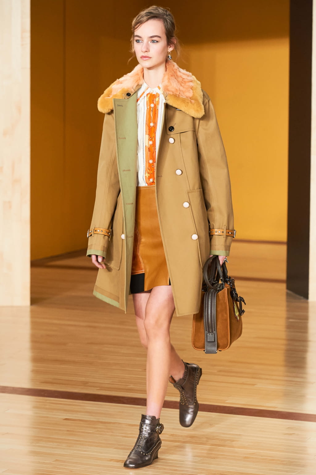 Fashion Week New York Fall/Winter 2016 look 10 from the Coach collection womenswear