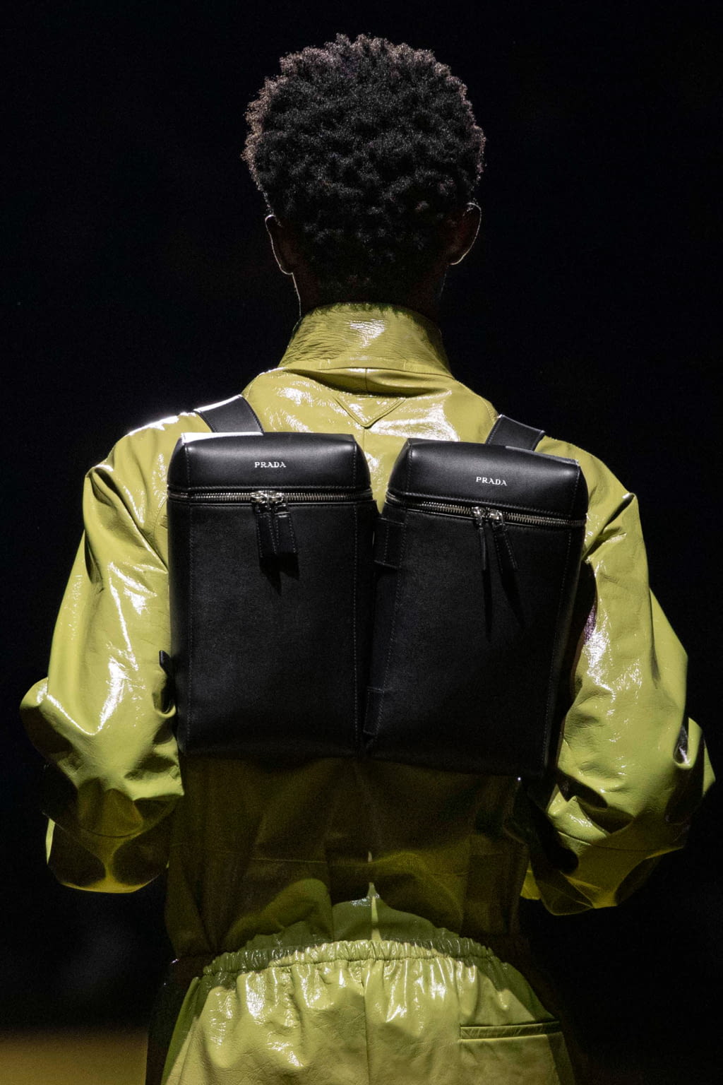 Fashion Week Milan Fall/Winter 2022 look 6 from the Prada collection menswear accessories