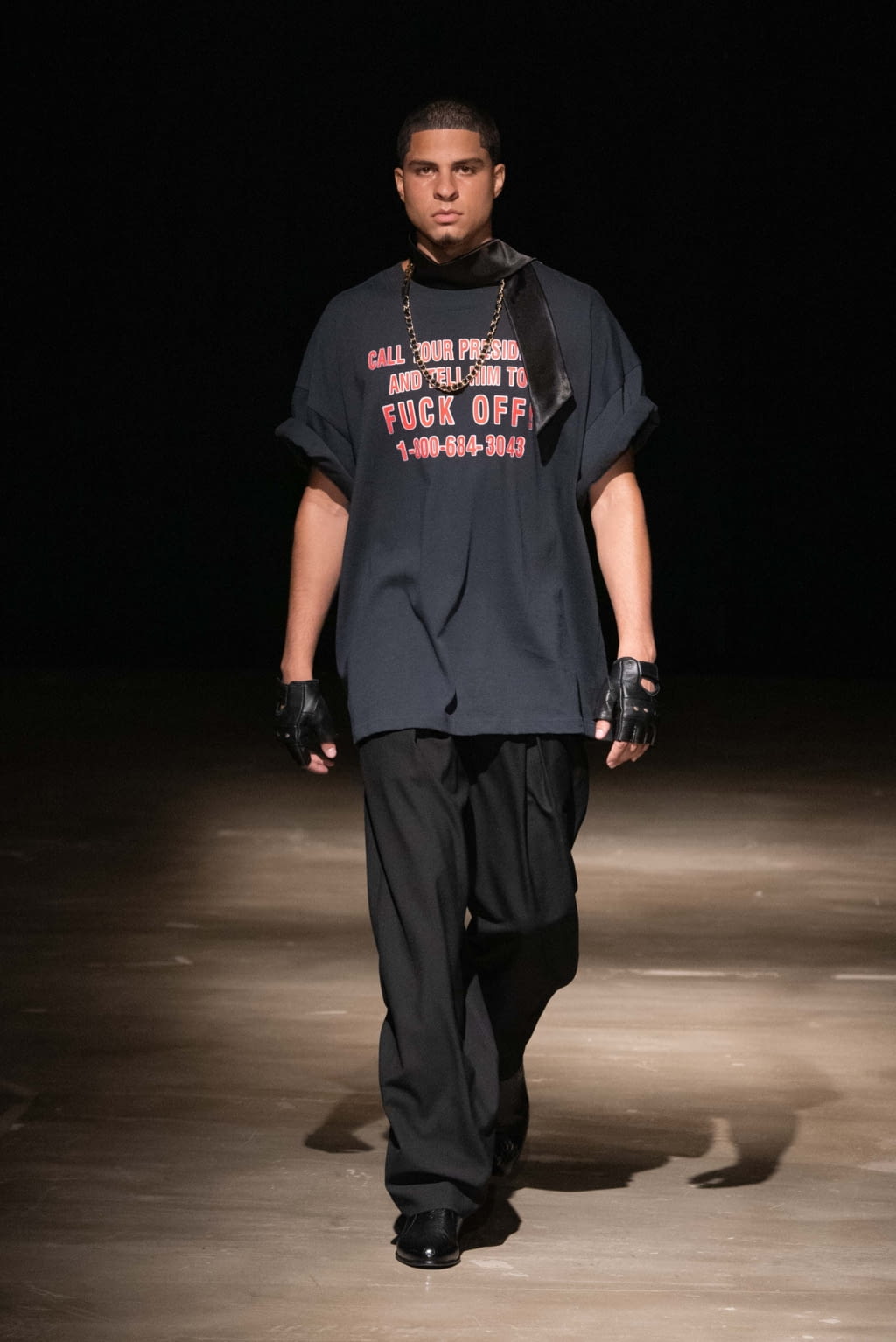 Fashion Week New York Spring/Summer 2020 look 11 from the Willy Chavarria collection menswear