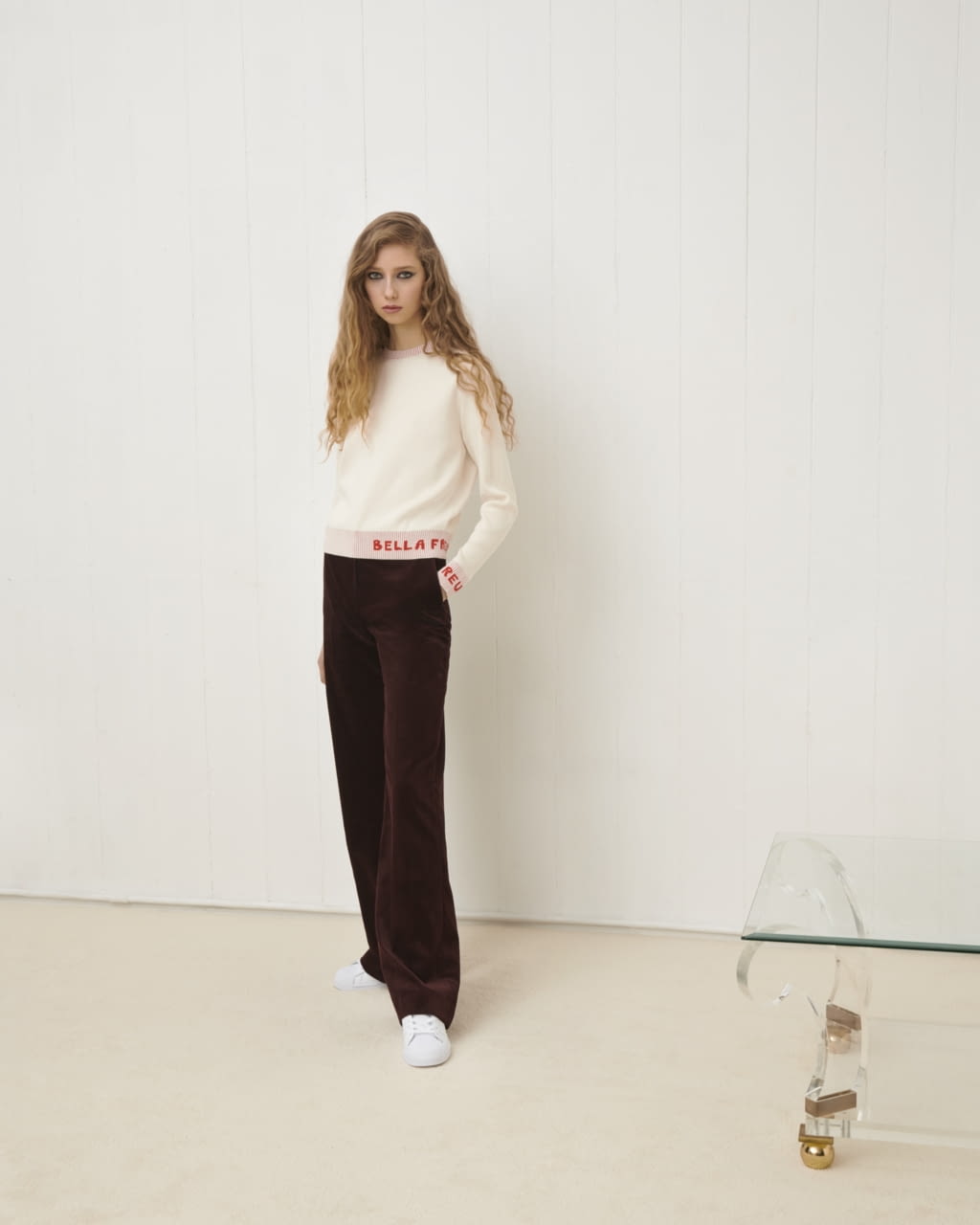 Fashion Week London Fall/Winter 2020 look 11 from the Bella Freud collection 女装