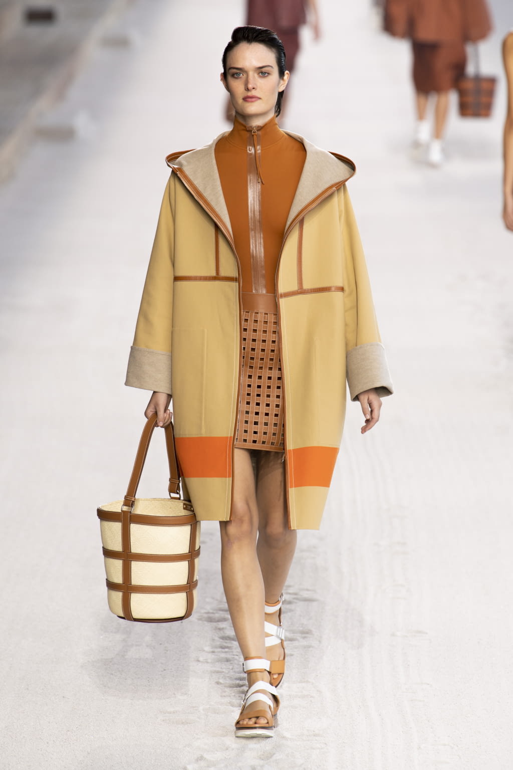 Fashion Week Paris Spring/Summer 2019 look 11 from the Hermès collection womenswear