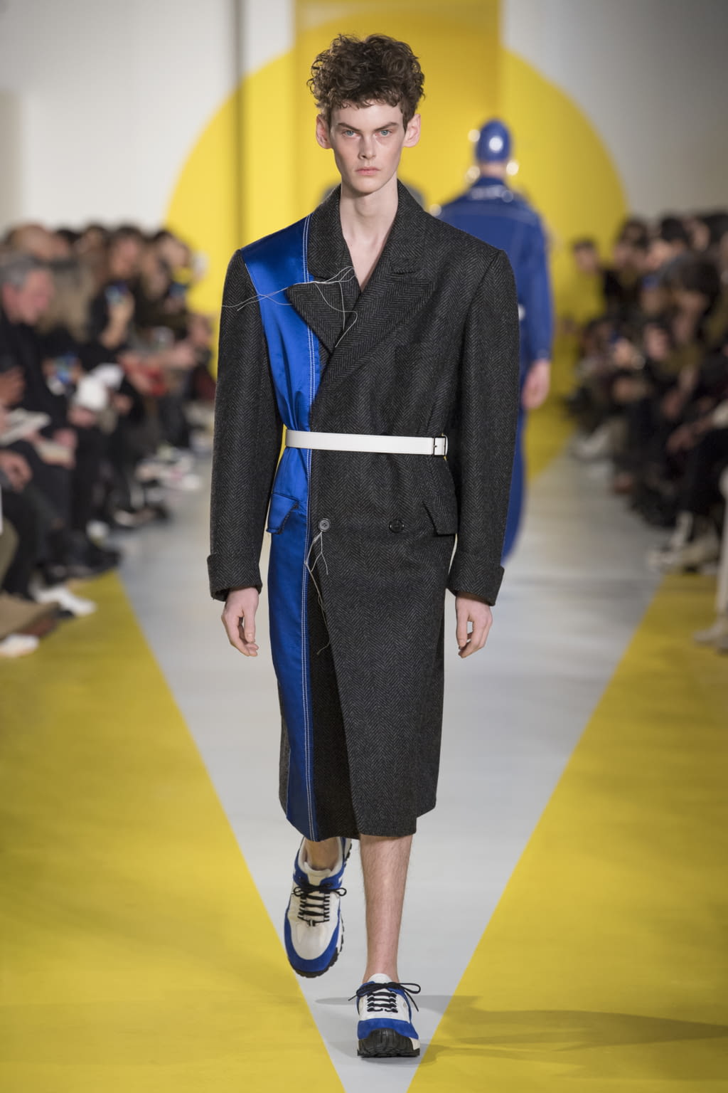 Fashion Week Paris Fall/Winter 2018 look 11 from the Maison Margiela collection 男装