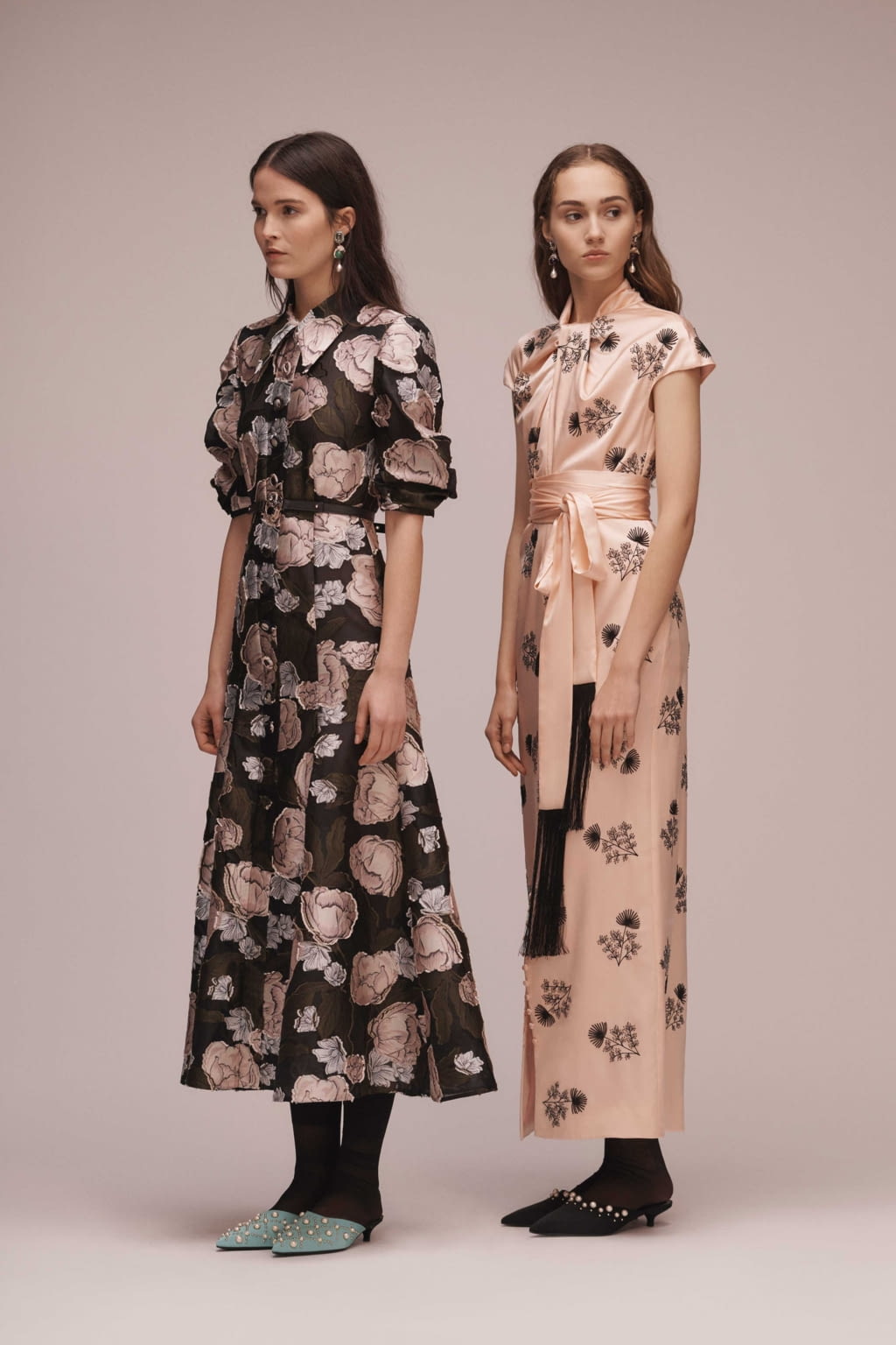 Fashion Week London Pre-Fall 2018 look 12 from the Erdem collection womenswear