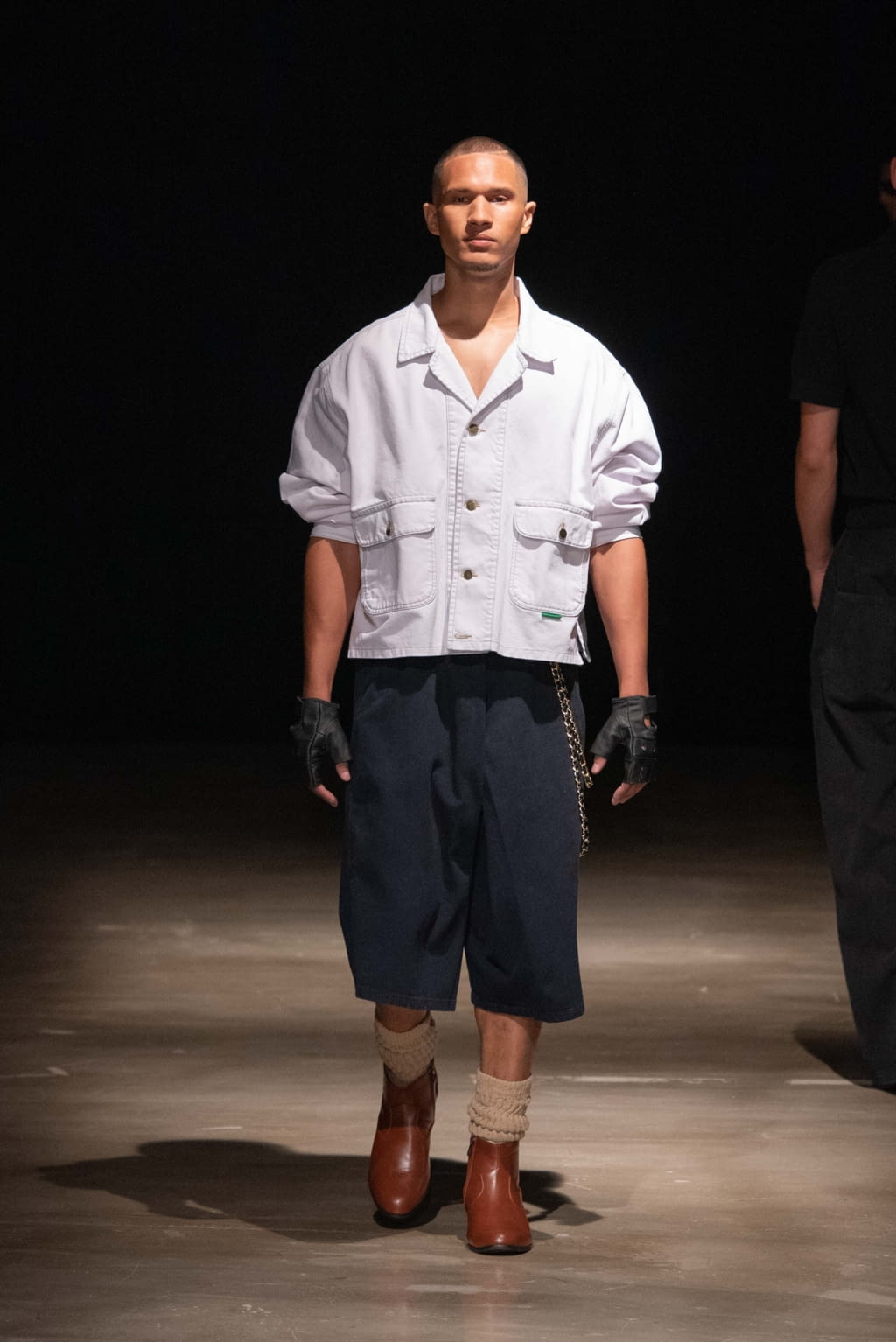 Fashion Week New York Spring/Summer 2020 look 12 from the Willy Chavarria collection menswear