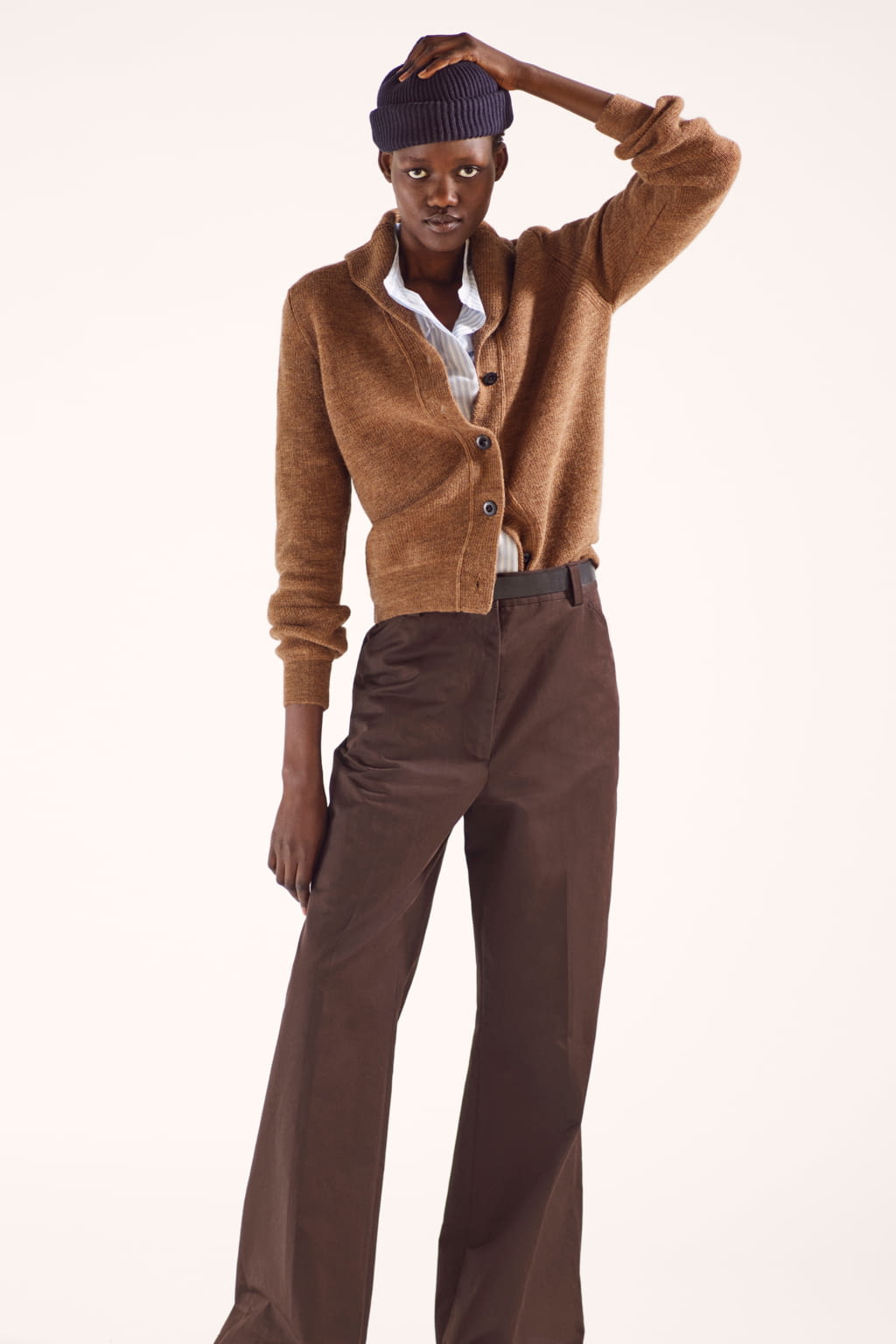 Fashion Week London Spring/Summer 2021 look 12 from the Margaret Howell collection womenswear