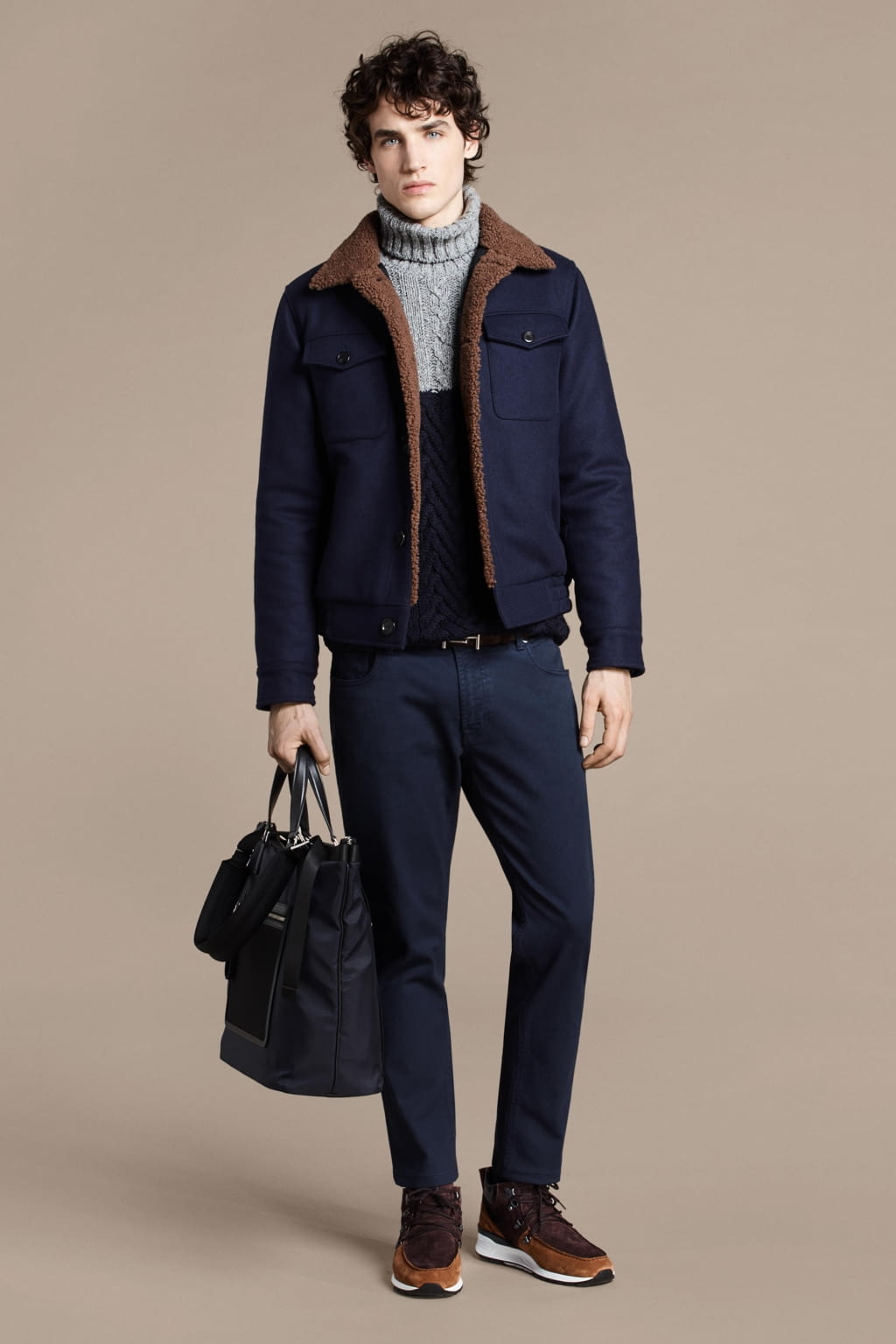 Fashion Week Milan Fall/Winter 2018 look 12 from the Tod's collection menswear