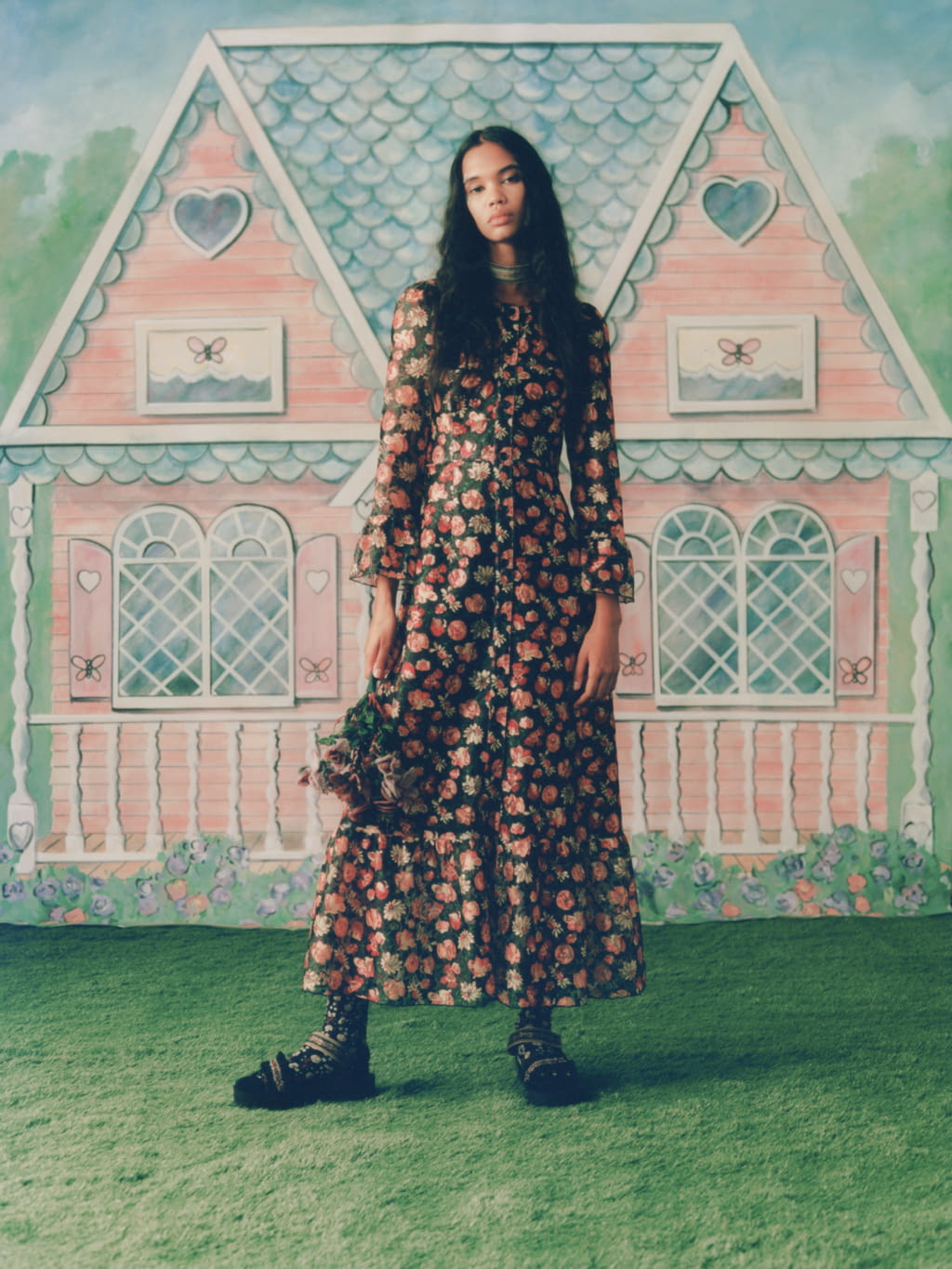 Fashion Week New York Spring/Summer 2021 look 13 de la collection Anna Sui womenswear