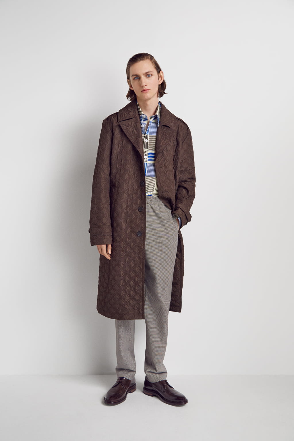 Fashion Week London Fall/Winter 2018 look 14 from the Joseph collection menswear