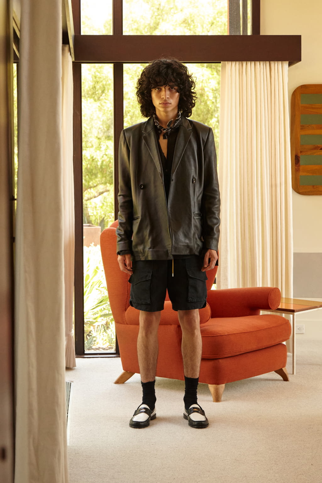 Fashion Week Paris Spring/Summer 2021 look 14 from the Rhude collection 男装