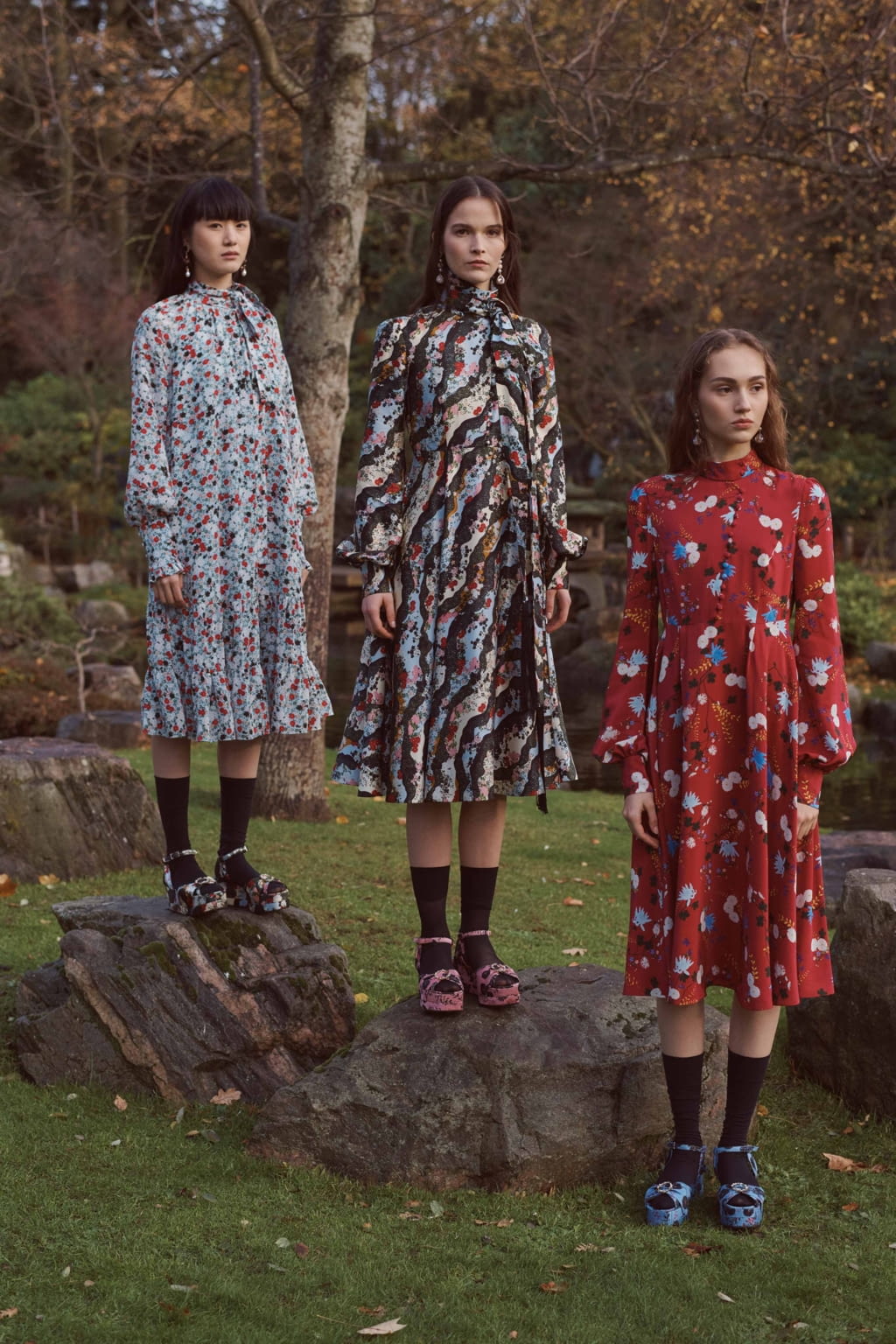 Fashion Week London Pre-Fall 2018 look 14 from the Erdem collection womenswear