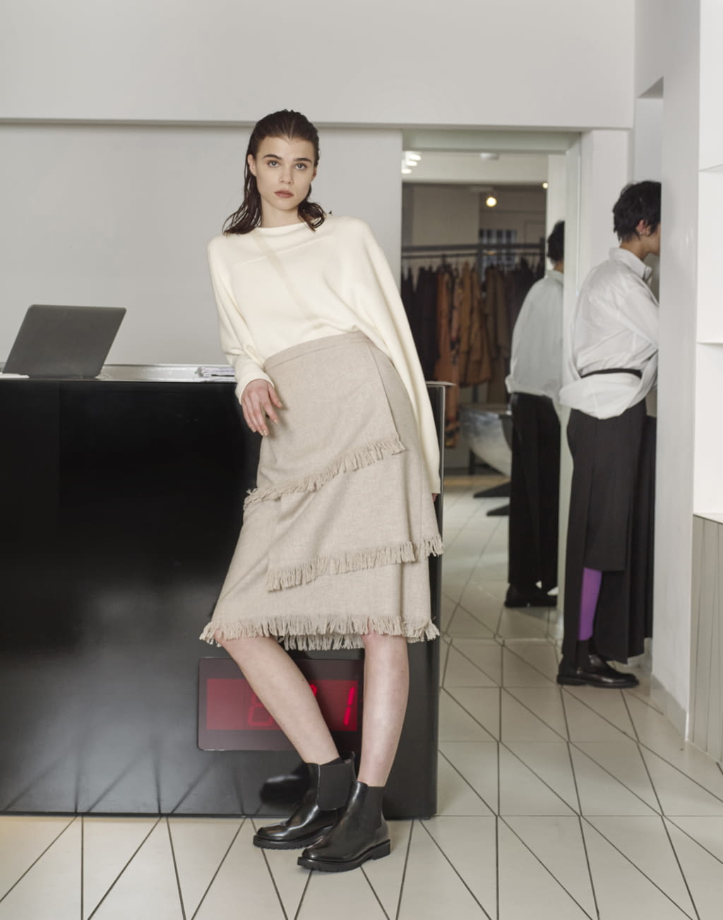 Fashion Week London Pre-Fall 2018 look 13 from the Chalayan collection womenswear