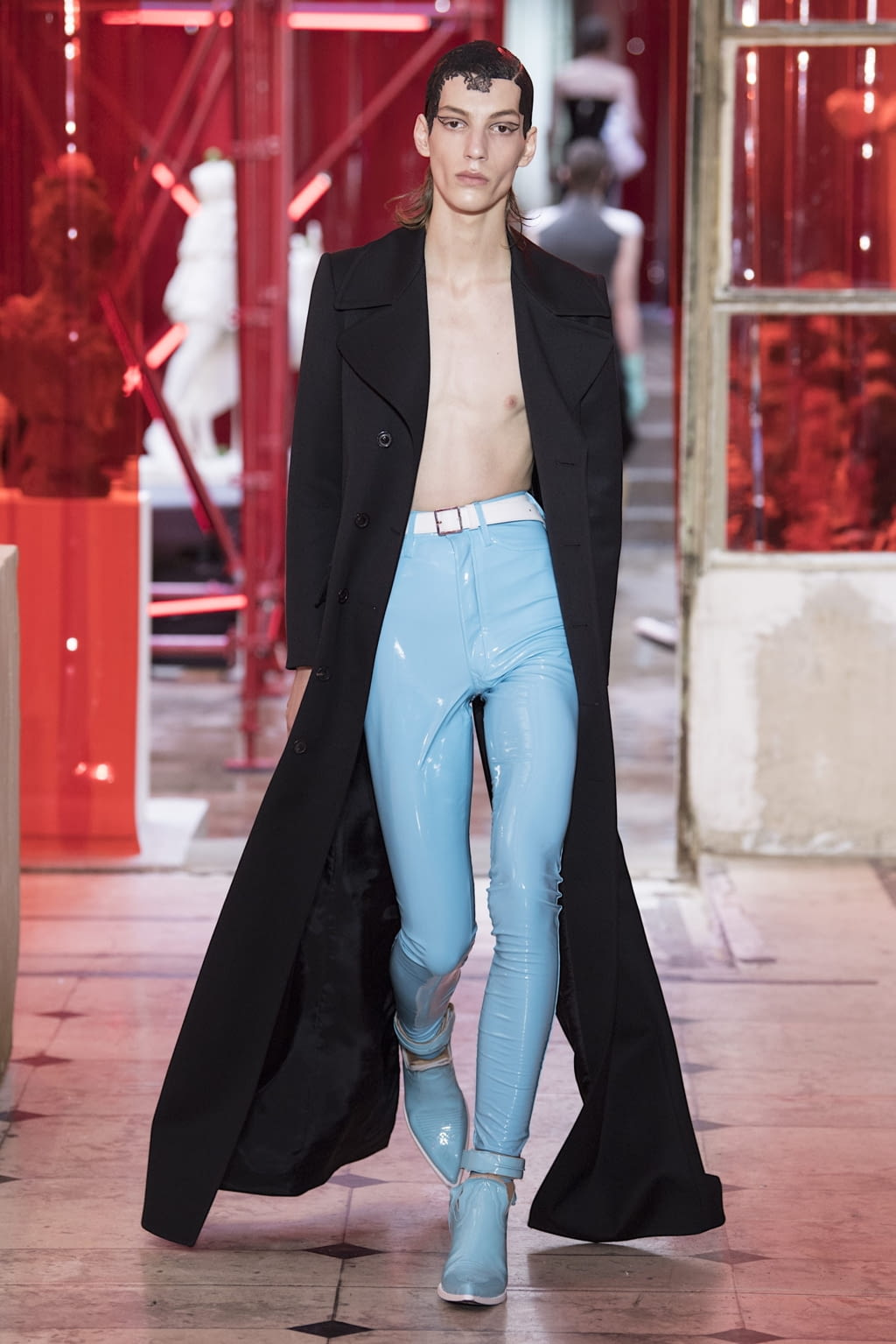 Fashion Week Paris Spring/Summer 2019 look 14 de la collection Maison Margiela menswear