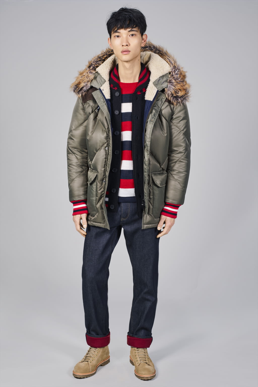 Fashion Week Florence Fall/Winter 2017 look 15 from the Tommy Hilfiger collection menswear