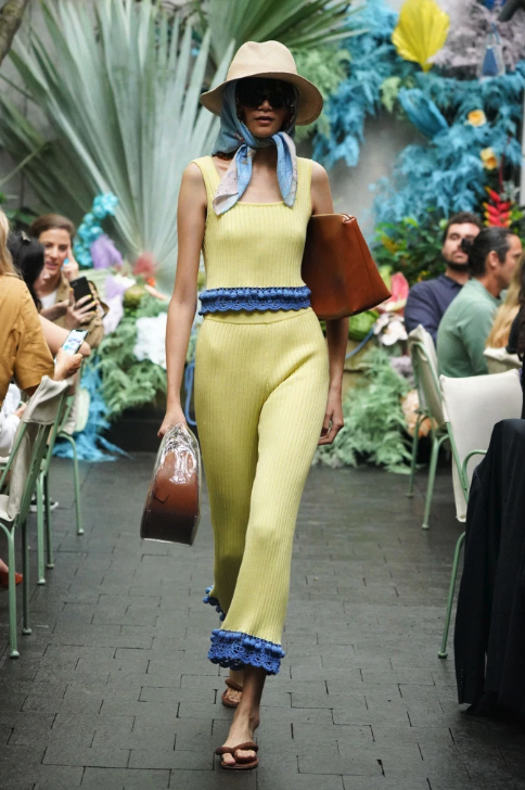 Fashion Week New York Spring/Summer 2019 look 15 from the Staud collection womenswear