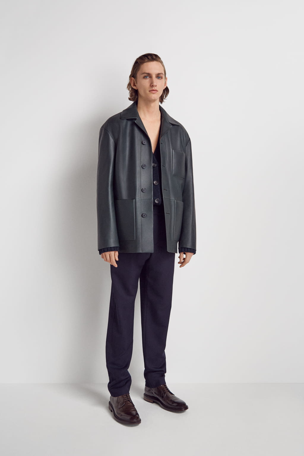 Fashion Week London Fall/Winter 2018 look 15 from the Joseph collection menswear