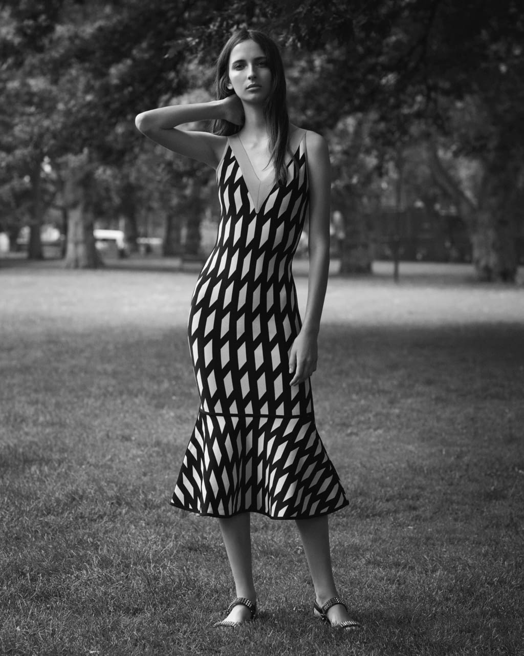 Fashion Week London Resort 2017 look 15 de la collection David Koma womenswear