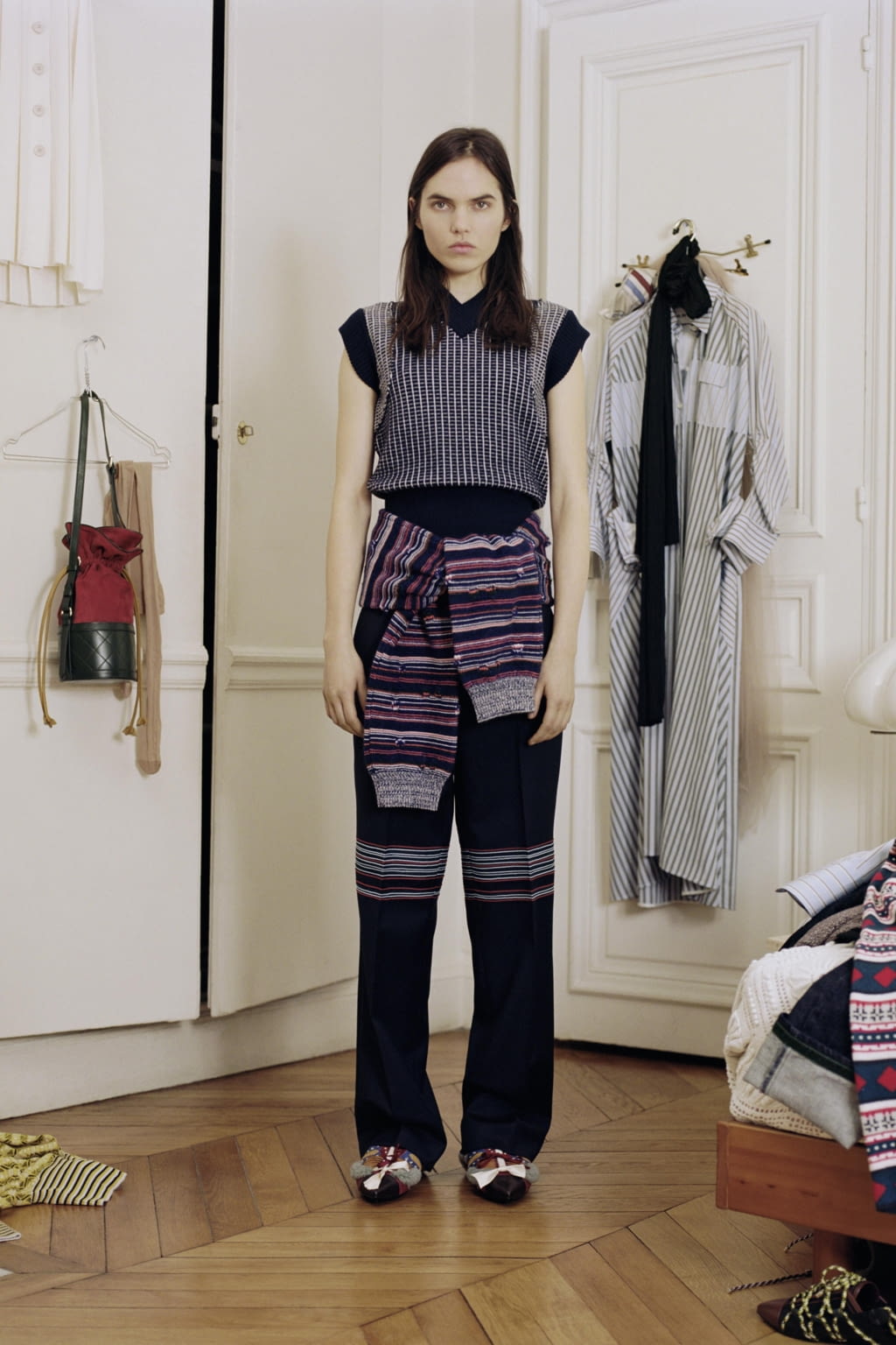 Fashion Week Paris Pre-Fall 2018 look 15 from the Carven collection womenswear