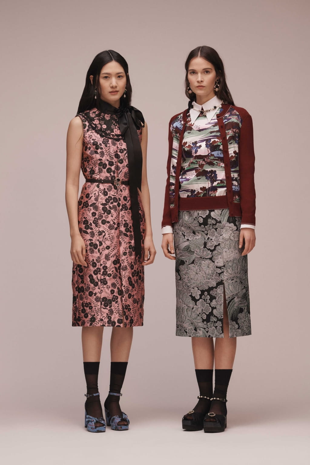 Fashion Week London Pre-Fall 2018 look 16 from the Erdem collection womenswear