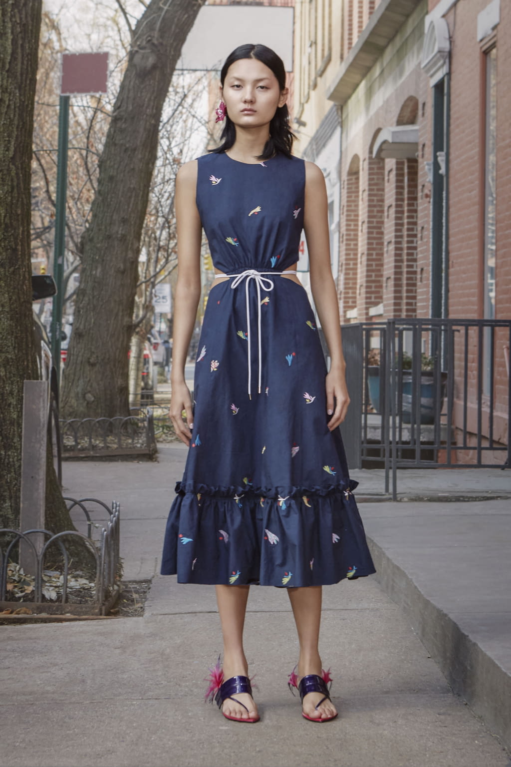 Fashion Week New York Pre-Fall 2019 look 12 from the Prabal Gurung collection womenswear
