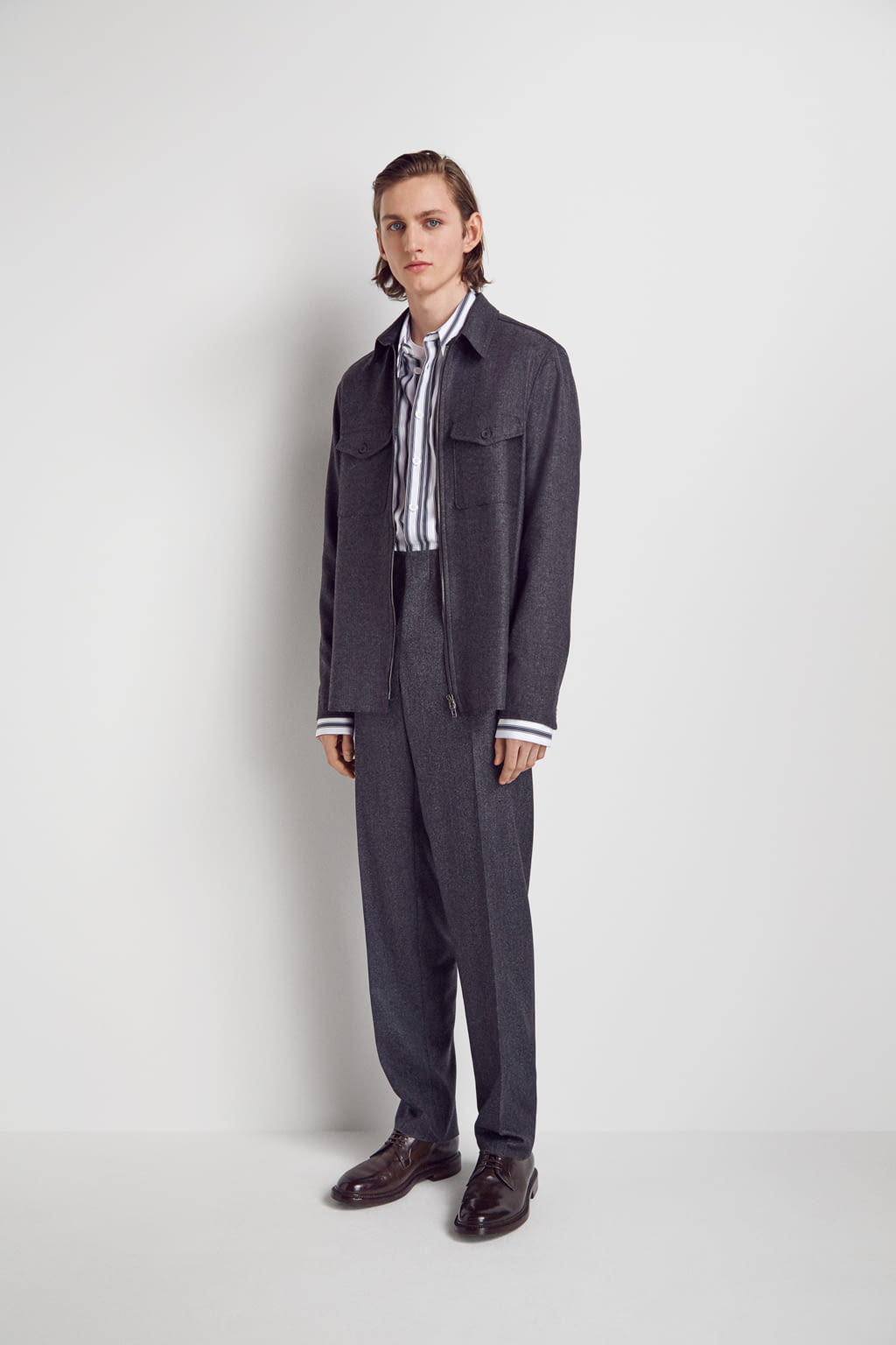 Fashion Week London Fall/Winter 2018 look 18 from the Joseph collection menswear