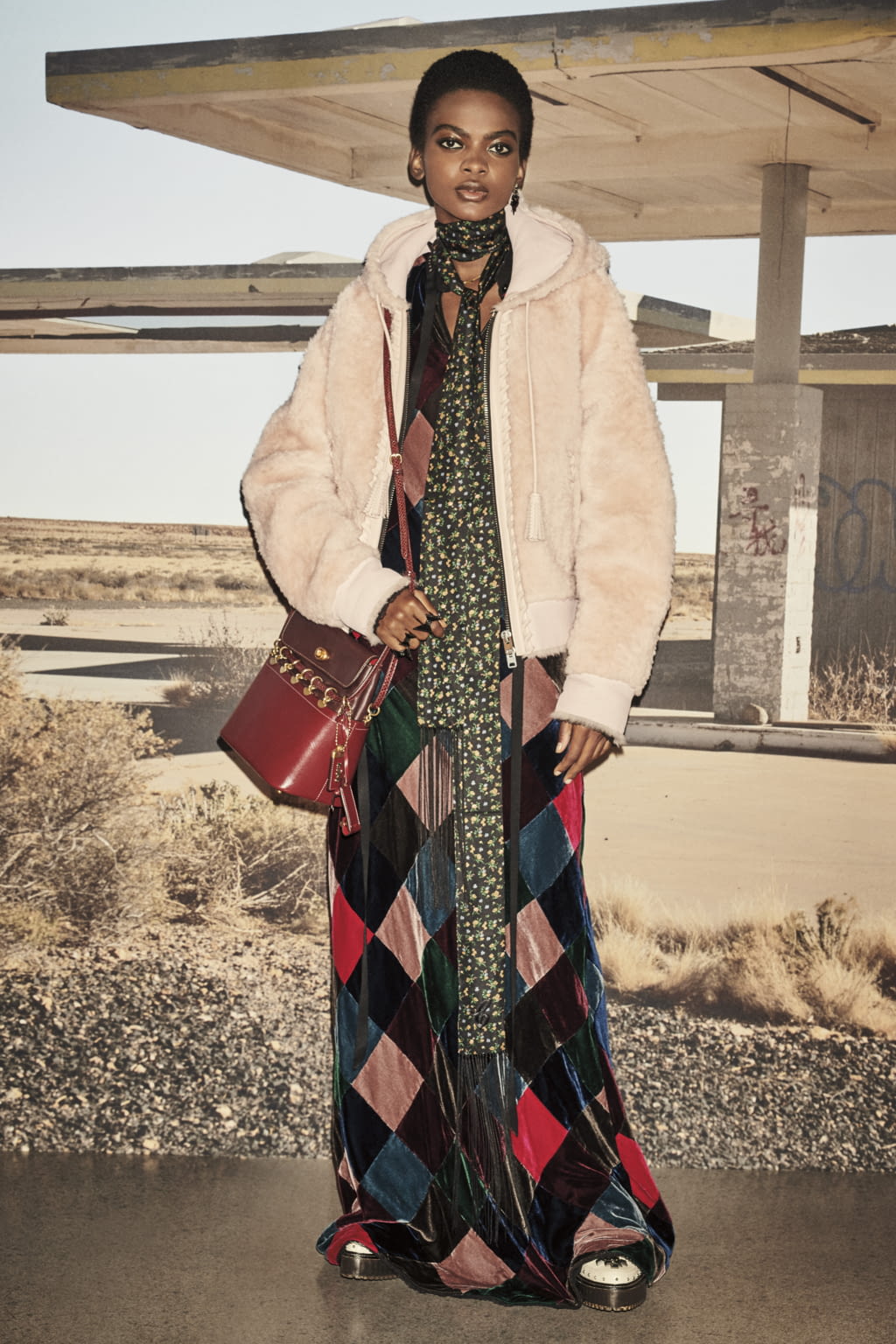 Fashion Week New York Resort 2019 look 18 from the Coach collection womenswear