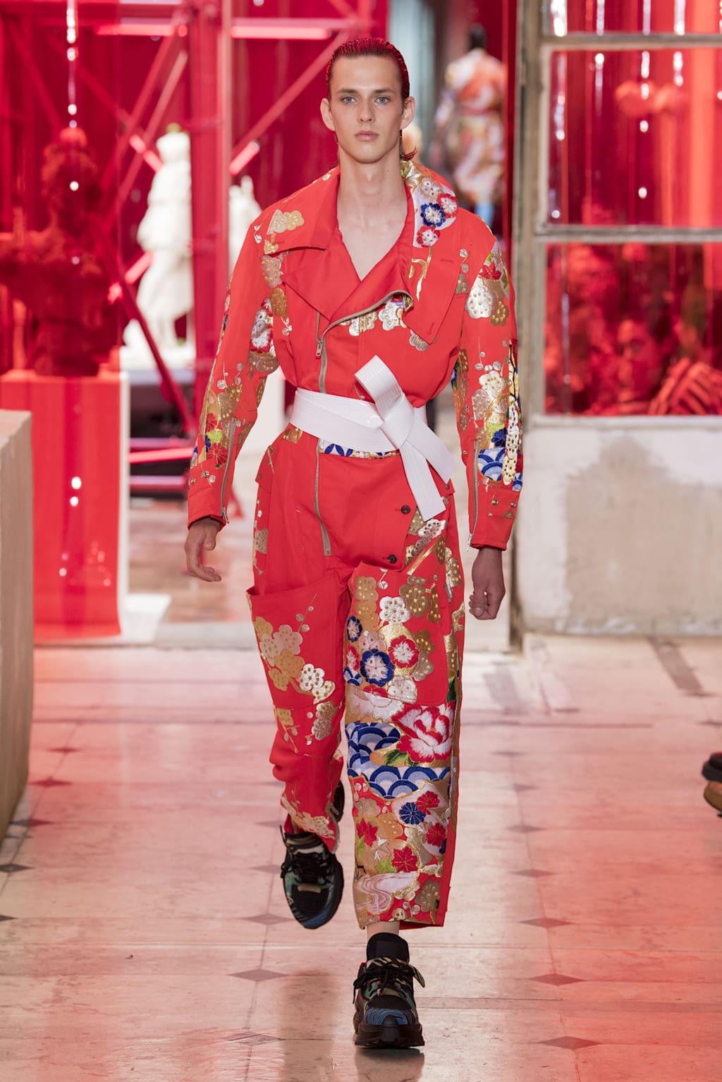 Fashion Week Paris Spring/Summer 2019 look 18 from the Maison Margiela collection 男装