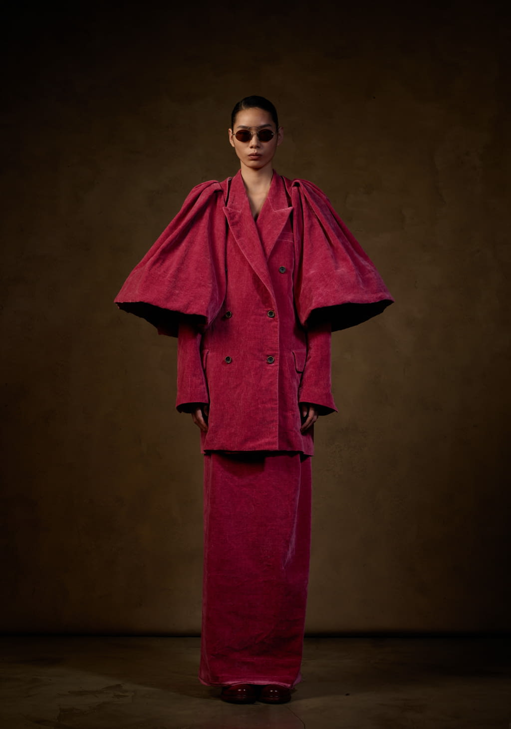 Fashion Week Paris Fall/Winter 2021 look 19 de la collection Uma Wang womenswear