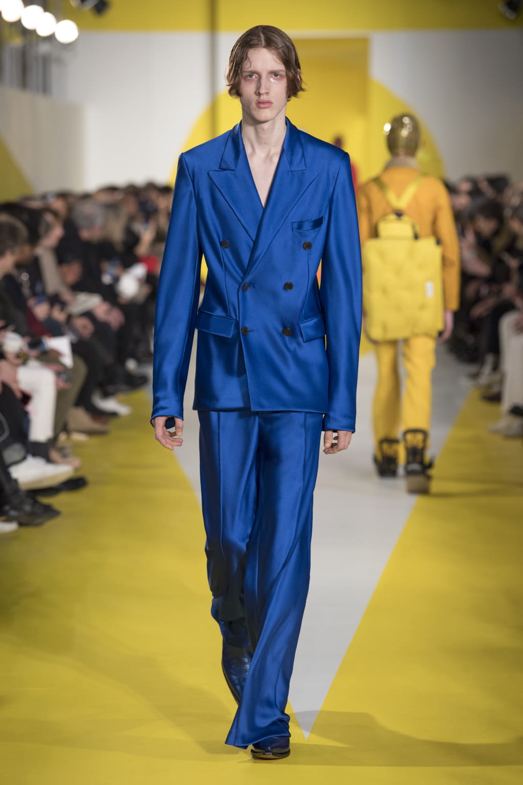 Fashion Week Paris Fall/Winter 2018 look 19 from the Maison Margiela collection menswear